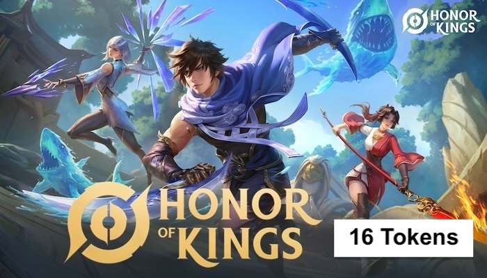 شراء Honor of Kings 16 Tokens-TopUp بسرعه و بطريقة آمنة ومضمونة و بأرخص الاسعار | ايزي باي فور نت