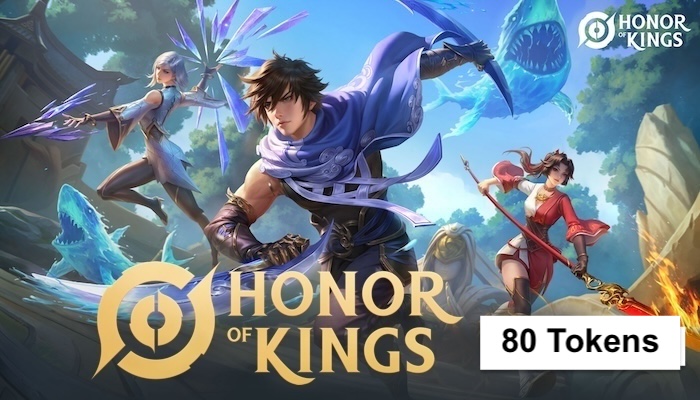 شراء Honor of Kings 80 Tokens-TopUp بسرعه و بطريقة آمنة ومضمونة و بأرخص الاسعار | ايزي باي فور نت
