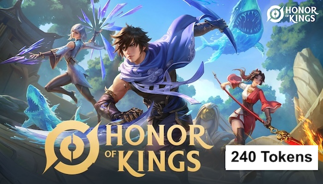 شراء Honor of Kings 240 Tokens-TopUp بسرعه و بطريقة آمنة ومضمونة و بأرخص الاسعار | ايزي باي فور نت