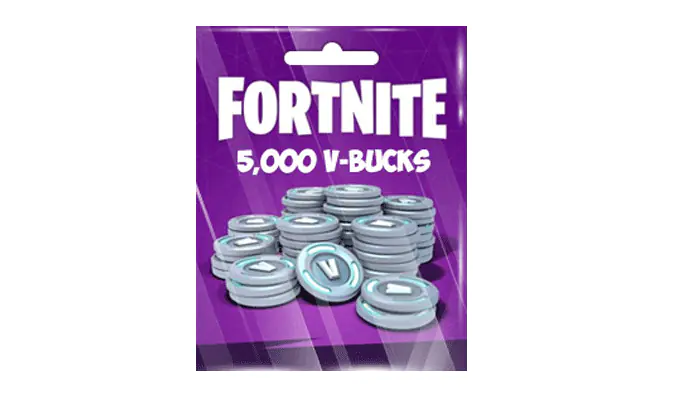 شراء بطاقة فورت نايت 5000 V-BUCKS بسرعه و بطريقة آمنة ومضمونة و بأرخص الاسعار | ايزي باي فور نت