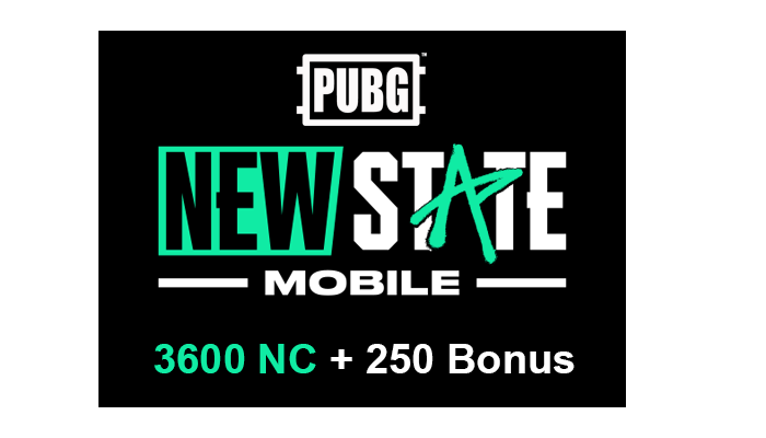 شراء ببجي نيو ستيت كارد 3600 NC + 250 Bonus بسرعه و بطريقة آمنة ومضمونة و بأرخص الاسعار | ايزي باي فور نت