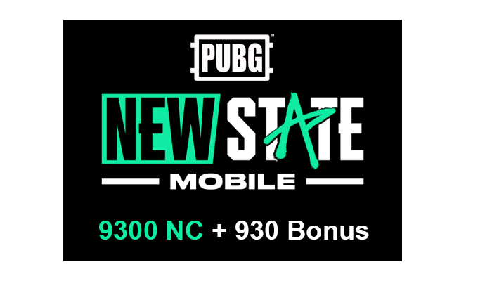 شراء ببجي نيو ستيت كارد 9300 NC + 930 Bonus بسرعه و بطريقة آمنة ومضمونة و بأرخص الاسعار | ايزي باي فور نت