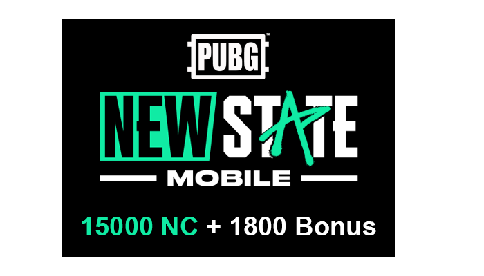 شراء ببجي نيو ستيت كارد 15000 NC + 1800 Bonus بسرعه و بطريقة آمنة ومضمونة و بأرخص الاسعار | ايزي باي فور نت
